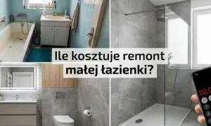 Przed i po remoncie małej łazienki 5m2. Sprawdź, ile kosztuje robocizna i materiały, by uzyskać nowoczesny wygląd.