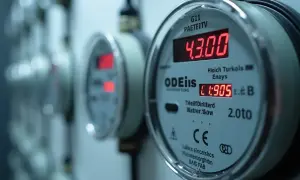 Cyfrowy licznik prądu G11 z odczytem 4.300. Jak odczytać licznik prądu G11? Proste! Spójrz na cyfry.