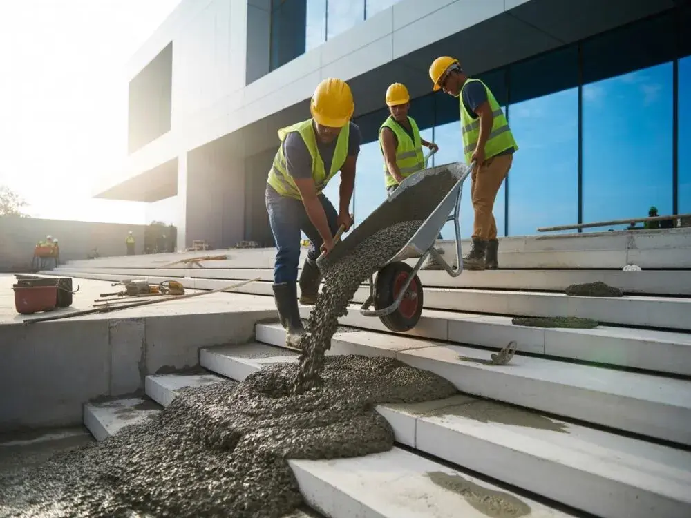 Jak nadlać schody betonowe, aby uniknąć kosztownych napraw?